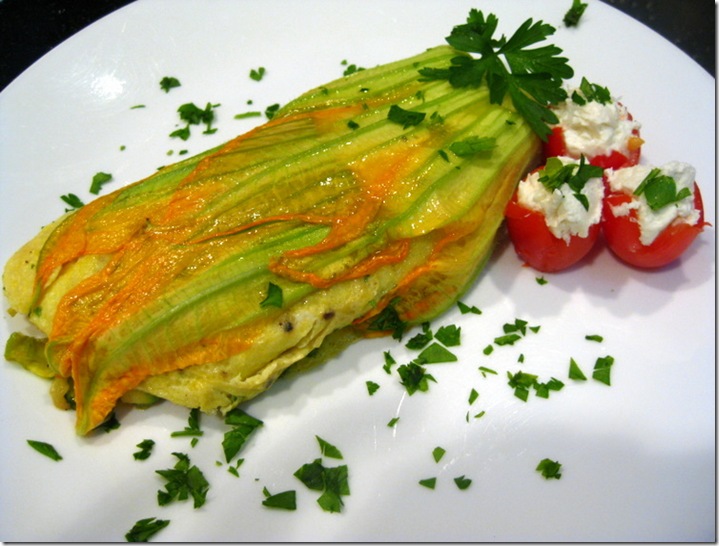 Squash Blossom Omelet Ciao Chow Linda